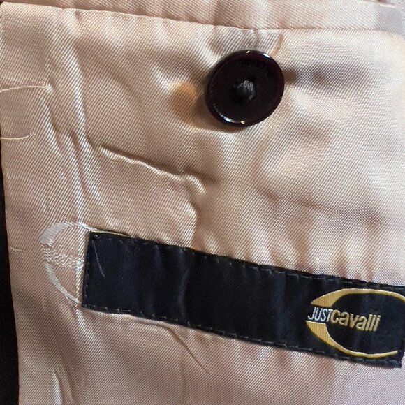 Roberto Cavalli Taupe Velvet Dinner Jacket Men's 38R - Picture 9 of 15